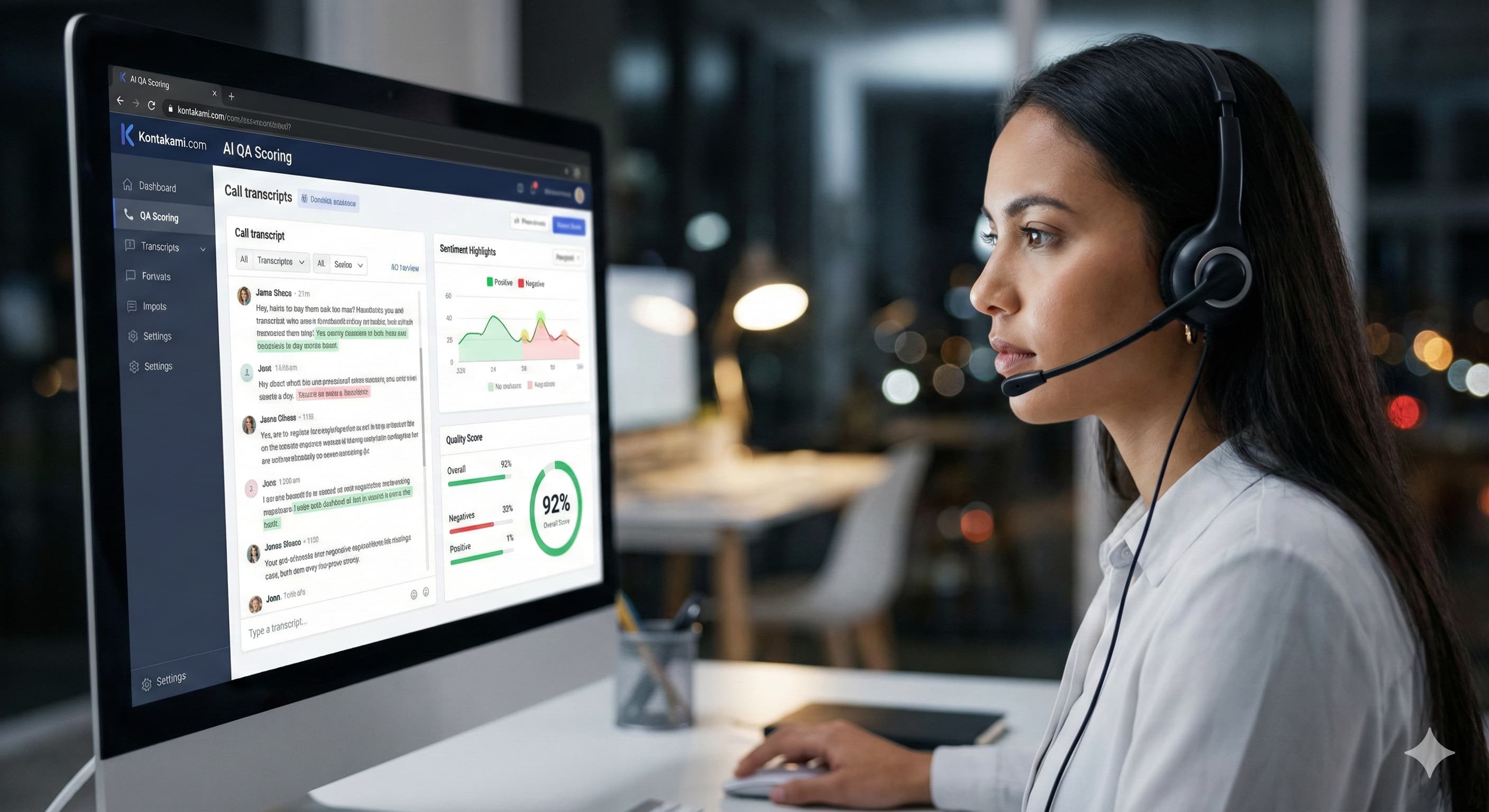 AI QA Scoring for Tele Sales