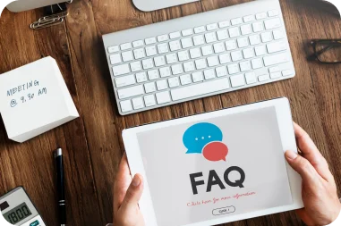 FAQ pada contact widget